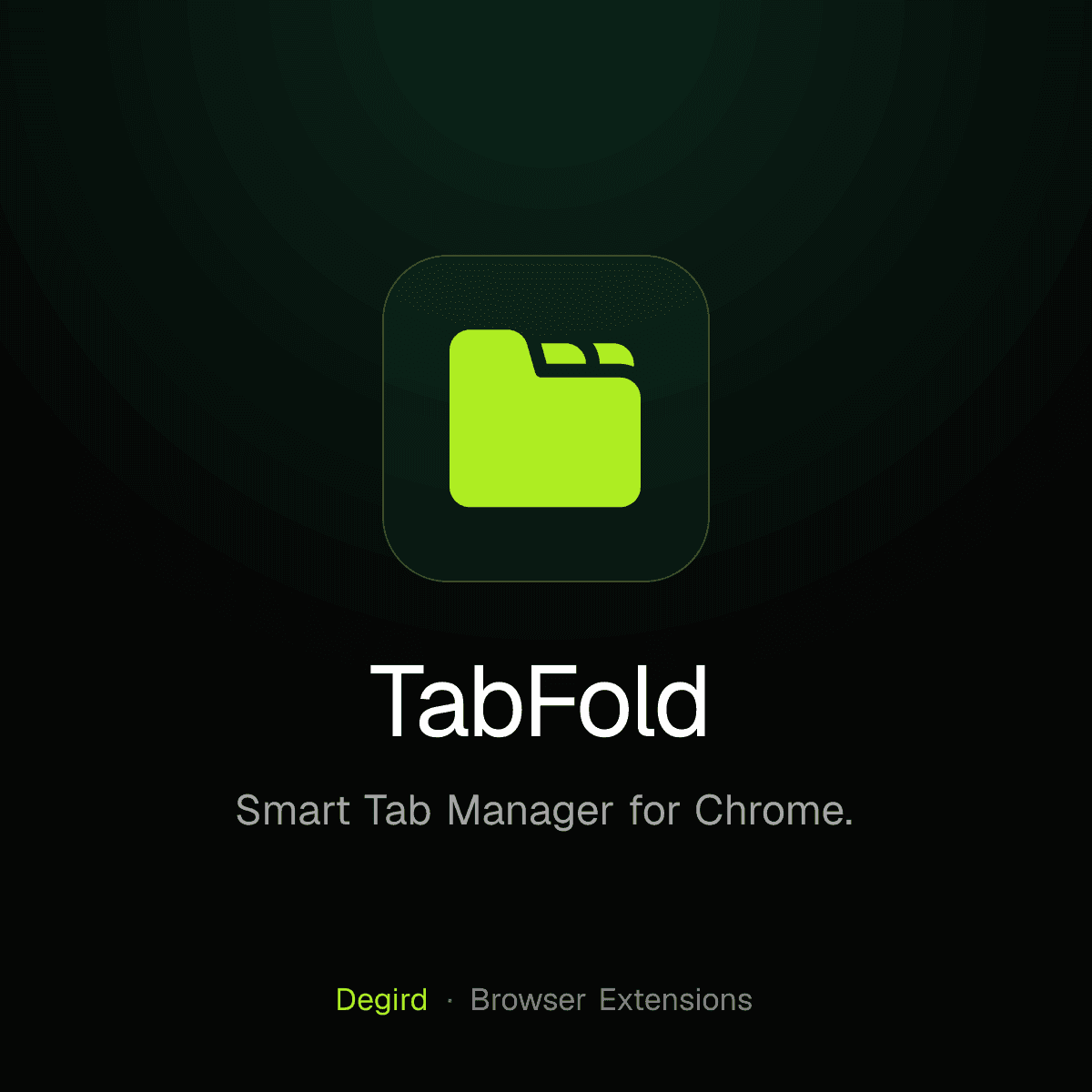 TabFold — Chrome extension